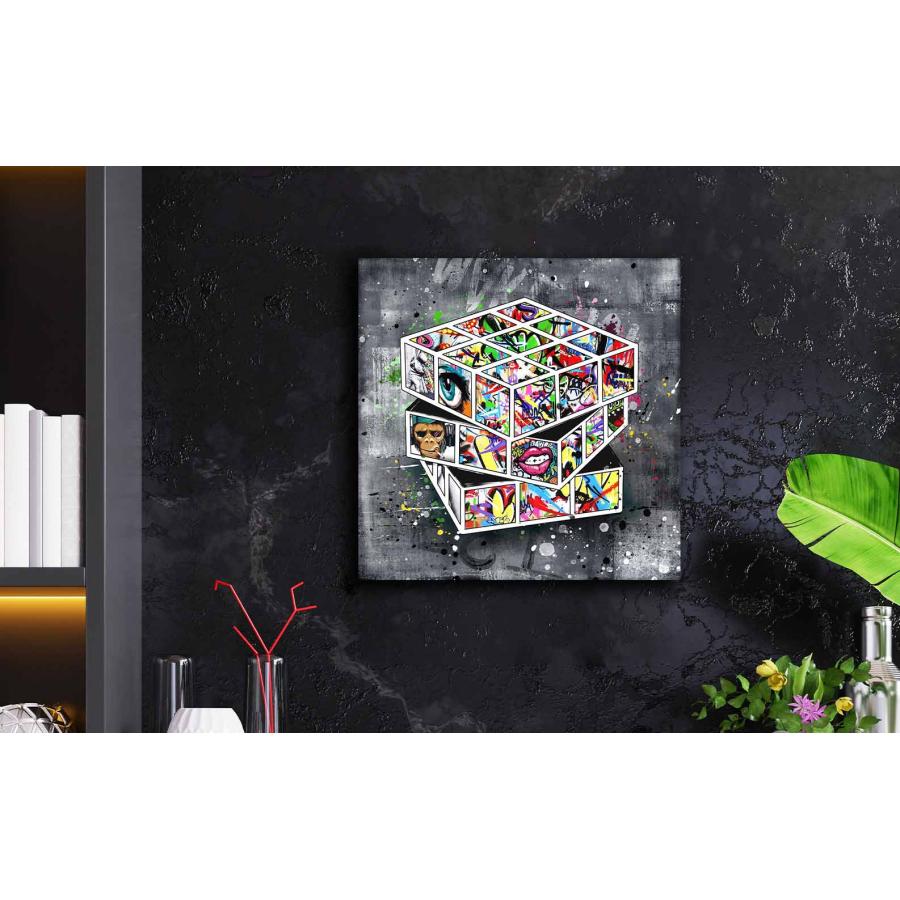 特注品】ARTJOY CUBE WHITE 75cm アートパネル 絵画 インテリア 特注品】ARTJOY CUBE WHITE 75cm アートパネル 絵画 インテリア