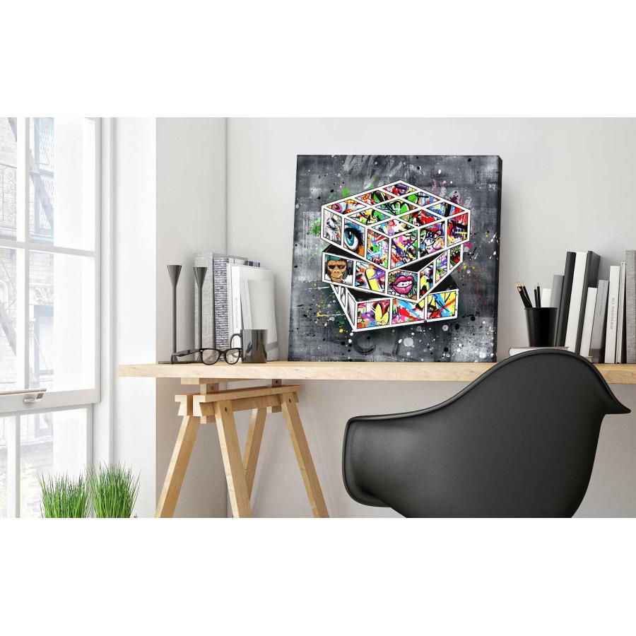 特注品】ARTJOY CUBE WHITE 75cm アートパネル 絵画 インテリア 特注品】ARTJOY CUBE WHITE 75cm アートパネル 絵画 インテリア