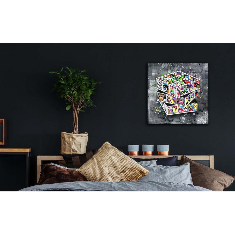 特注品】ARTJOY CUBE WHITE 75cm アートパネル 絵画 インテリア 特注品】ARTJOY CUBE WHITE 75cm アートパネル 絵画 インテリア