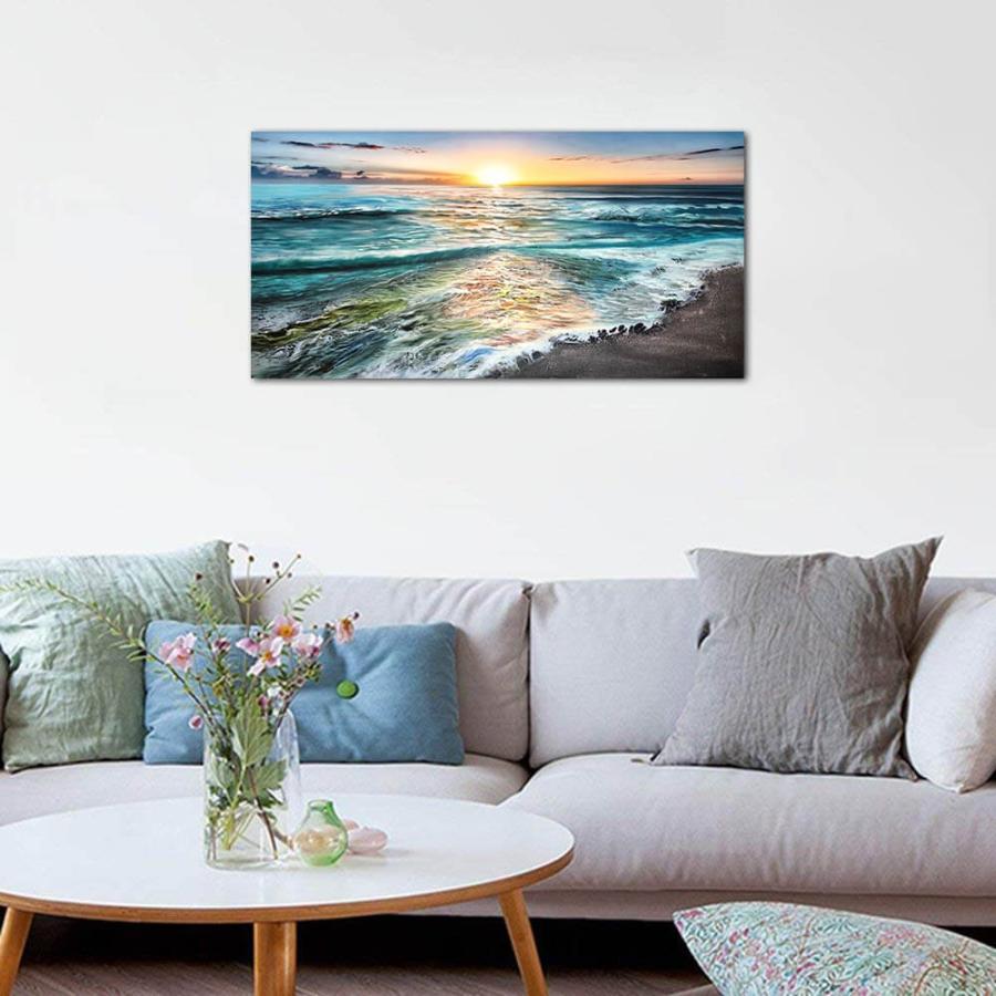 絵画 北欧 SUNRISE SEA SCAPE インテリア 壁掛け アートパネル 絵画 北欧 SUNRISE SEA SCAPE インテリア 壁掛け アートパネル
