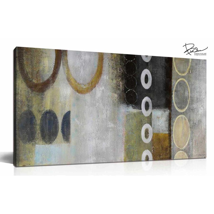 新商品 BWA 絵画 インテリア Connected Circles 繋がる円の抽象2 100cm