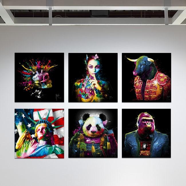 アクリル画　インテリア　アート アートパネル 60×80 水晶絵 XG2096 風水 並木道 金運 壁掛け