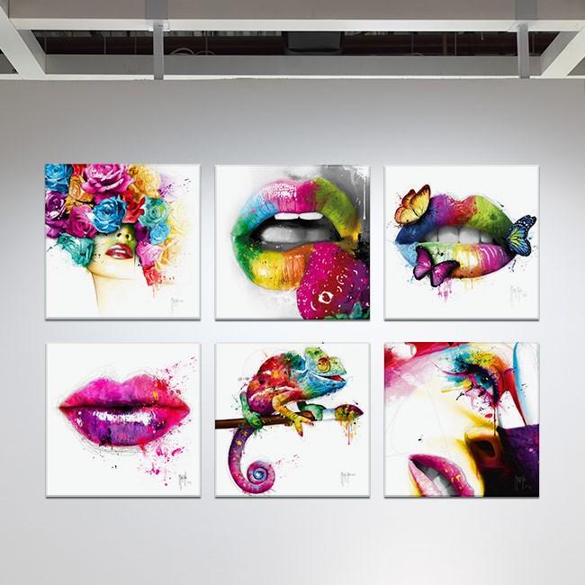 PLEXIGLAS La Vie en Rose 690x690mm 絵画 インテリア ポップアート