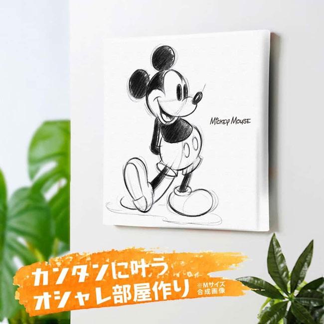 Disney アートパネル Mickey Mouse 30cm インテリア ディズニー アート 