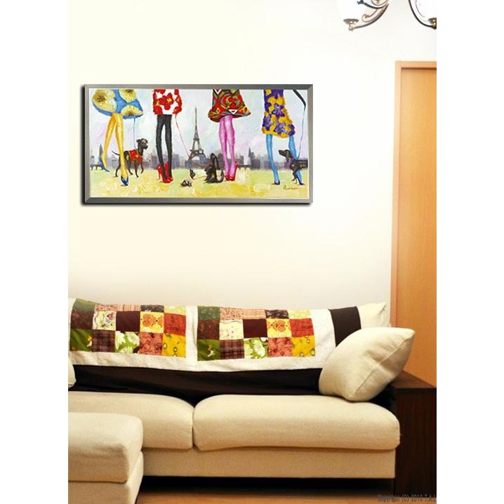 絵画「パリジャン et パリジェンヌ」壁掛け アート インテリア アート