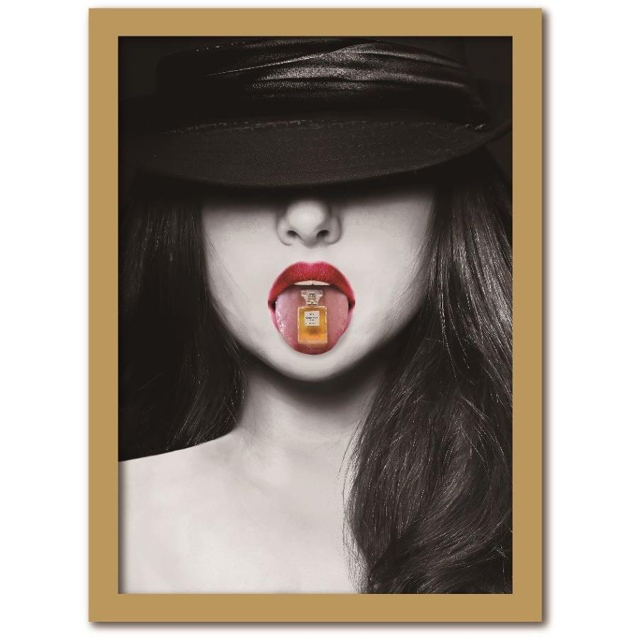 アートポスター ブランド 額入り A4 香水 ココ シャネル パーティー