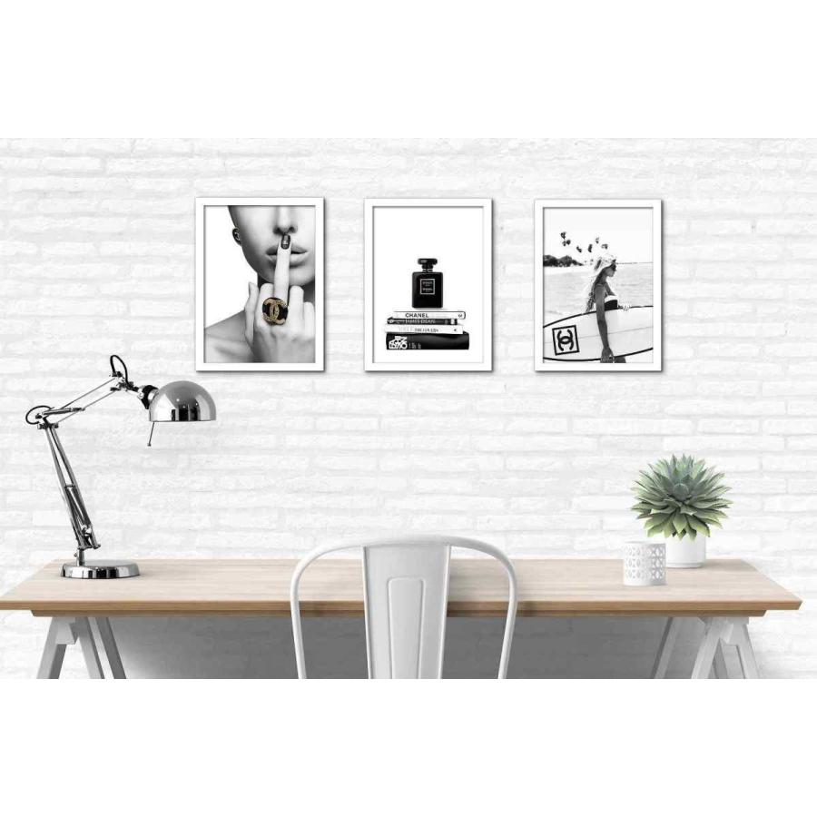 撮影アウトレット　額入りピクチャー　オマージュ　COCO　シャネル　CHANEL アートパネル ブランド シャネル CHANEL Lサイズ オマージュ