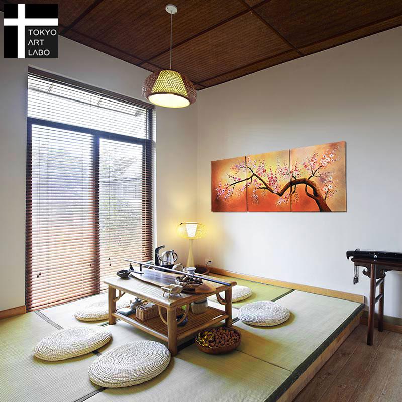 絵画 初春の山桜 180cm おしゃれ 絵 壁掛け SAKURA さくら 和モダン