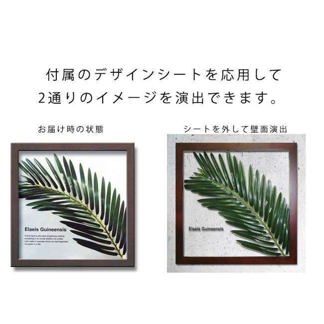 レモンリーフ リーフパネル手軽に飾れるインテリアアートフェイク