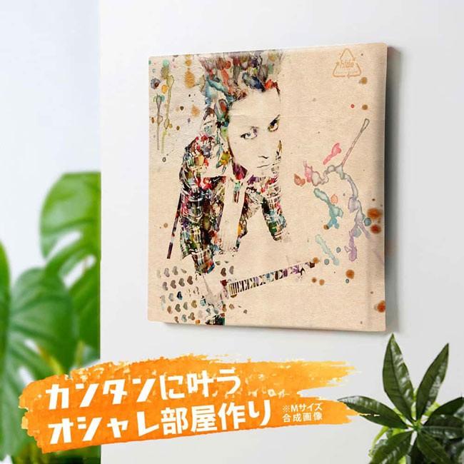 アートパネル ヒデ hide 30cm キャンバス製 アート 絵 インテリア 国産