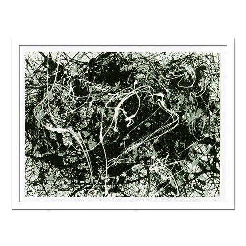 オリジナルアートコレクション#33 絵画 インテリア アート Jackson Pollock Number 33 ポロック 北欧 額