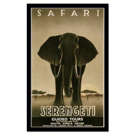 モダン インテリア Steve Forney Serenget 象 モノクロ 絵 おしゃれ 飾り アート サロン クリニック カフェ ヴィラ 高級感の画像