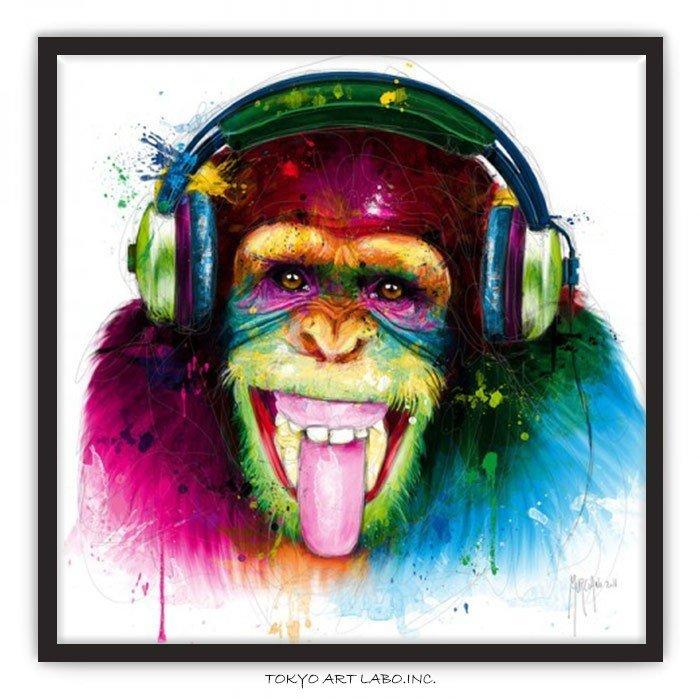 絵画 サル Dj Monkey インテリア アート絵 壁掛け 有名 P Murciano Kj Ap 壁面装飾 内装用壁アート Artlabo 通販 Yahoo ショッピング