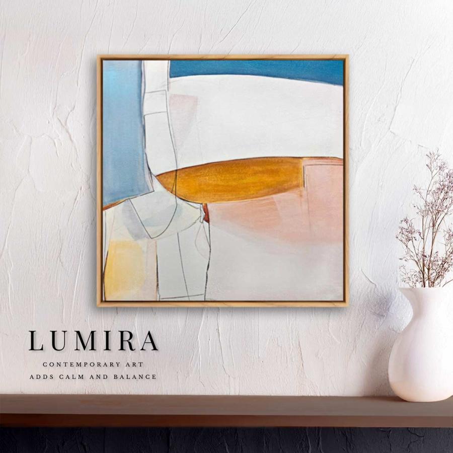 LUMIRA デザインアート 32×32cm 北欧テイスト 絵画 シンプルモダン