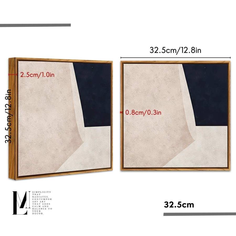 LUMIRA アートパネル 2枚セット 32cm 北欧 モダン インテリア絵画 壁掛け 壁飾り 額付き アートフレーム 玄関 リビング 和モダン ジャパンディ |  | 03