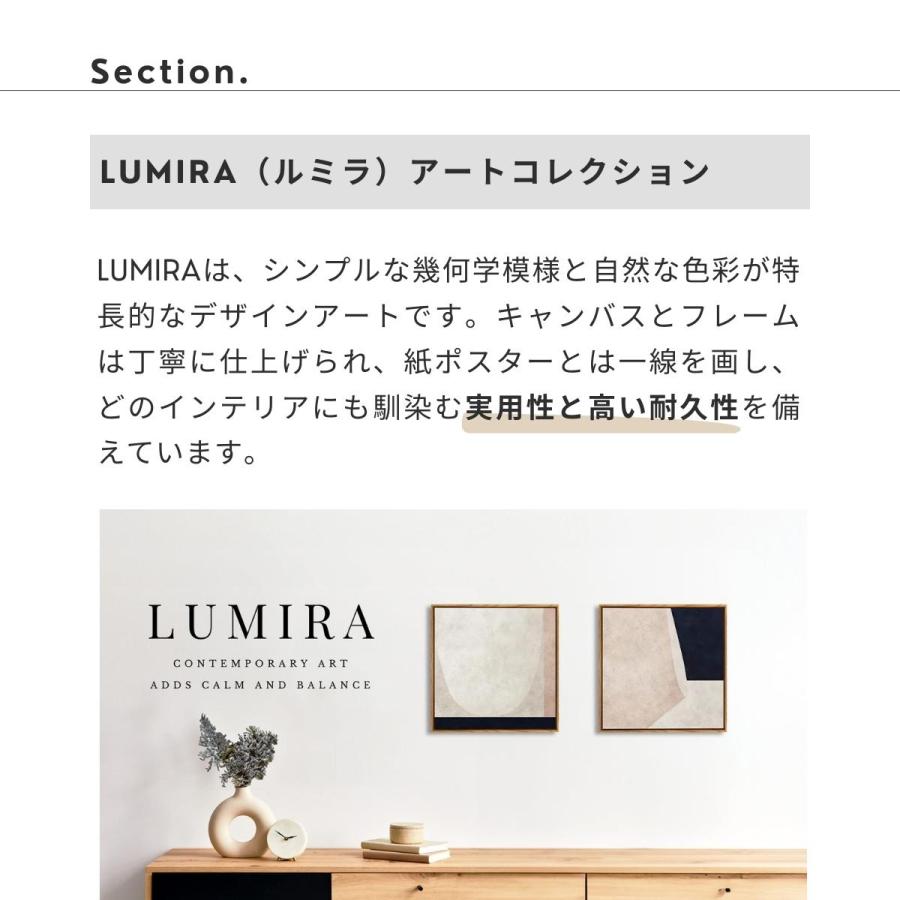 LUMIRA アートパネル 2枚セット 32cm 北欧 モダン インテリア絵画 壁掛け 壁飾り 額付き アートフレーム 玄関 リビング 和モダン ジャパンディ |  | 07