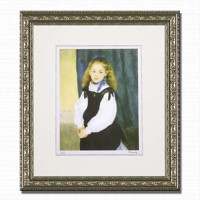 絵画 ルグラン嬢の肖像 ルノワール オフィスや店舗向けのディスプレイに豪華なつくりでプレゼントにもオススメ