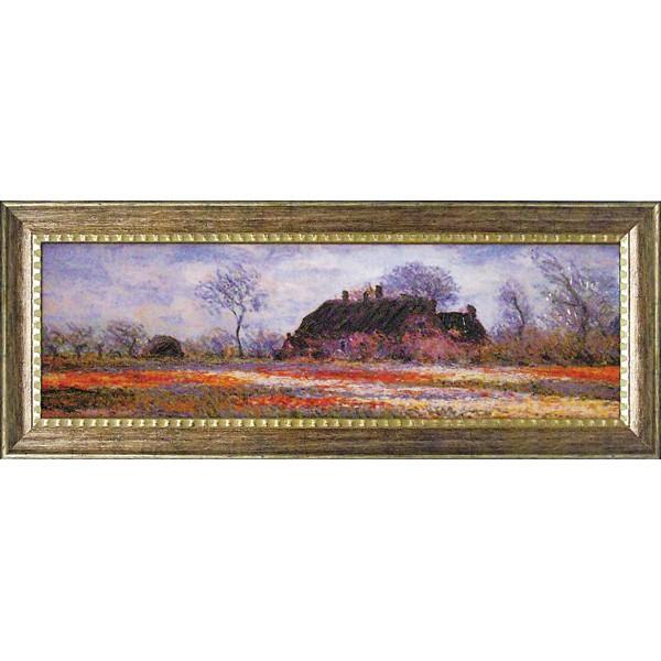 チューリップフィールド アット サッセンハイム 絵画 壁掛け アート フレーム おしゃれ 絵 内装用インテリアクリムト モネ ゴッホ などの名画 アートポスター