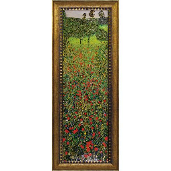 クリムト カンポディパパヴェリ 絵画 壁掛け アート フレーム おしゃれ 絵 内装用インテリアクリムト モネ ゴッホ などの名画 アートポスター