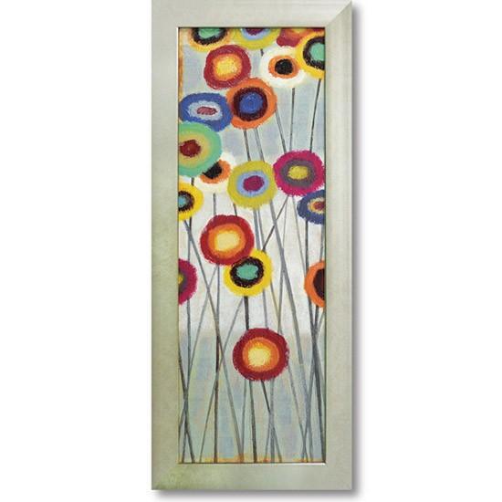 ノーマンワイアットジュニア ファン フローラル1 絵画 インテリア アート 壁掛け 絵 おしゃれ 完成品 ゲル加工店舗 内装 改装 建築