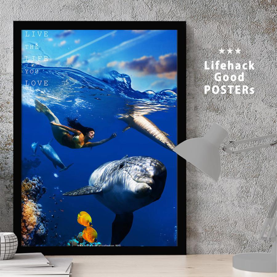 TAL アートパネル ポスター インテリア 額入り オーシャン Ocean