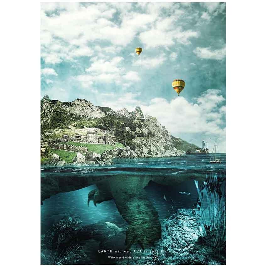 ポスター アートポスター A4 グランドライン Grandline2 おしゃれ