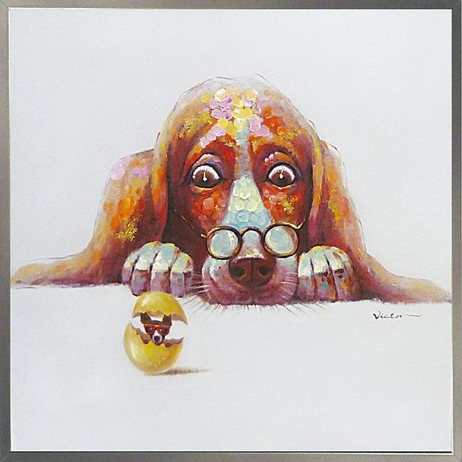 絵画 ドッグシリーズ かわいい 犬の絵 眼鏡 壁掛け アート 絵画 ドッグシリーズ かわいい 犬の絵 眼鏡 壁掛け アート