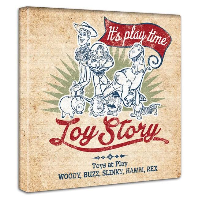 トイストーリーピクサーディズニーアート絵画パネル