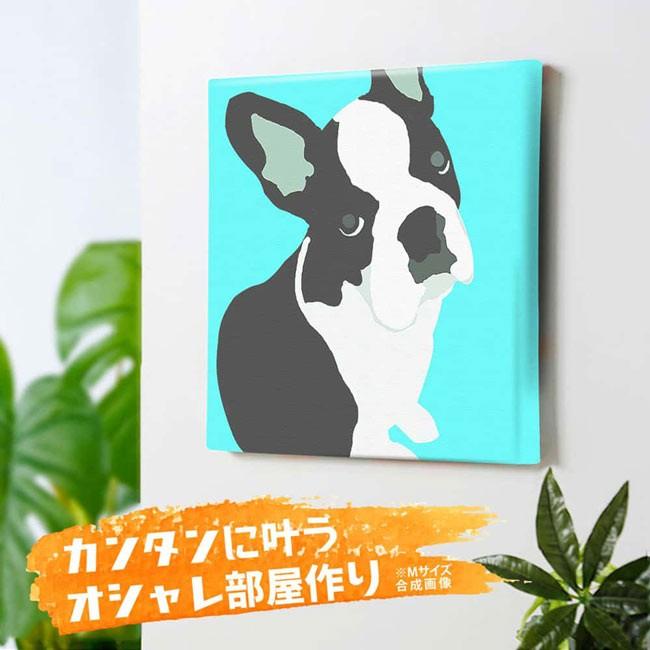 アートパネル フレンチブルドッグの絵 インテリア アート イラスト