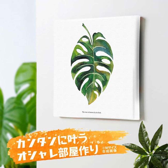 観葉植物の絵 ファブリックパネル インテリア おしゃれな絵 キャンバス