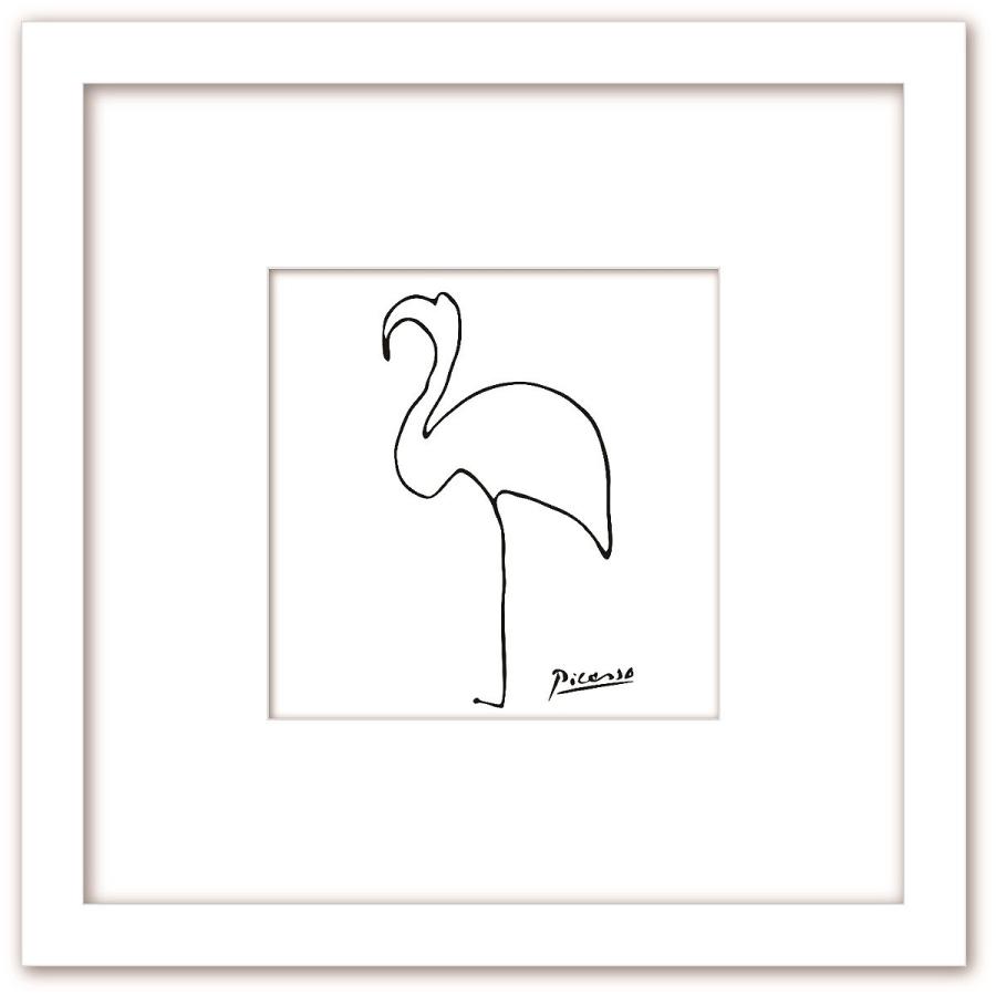Le Flamand Rose Picasso アートフレーム フラミンゴ ピカソ かわいい動物 素描 Ps 08bk Art Lab Yahoo 店 通販 Yahoo ショッピング