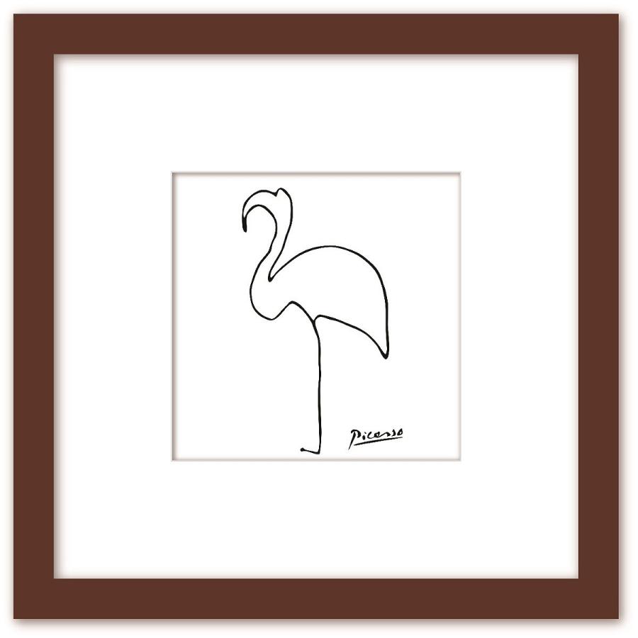 Le Flamand Rose Picasso アートフレーム フラミンゴ ピカソ かわいい動物 素描 Ps 08bk Art Lab Yahoo 店 通販 Yahoo ショッピング