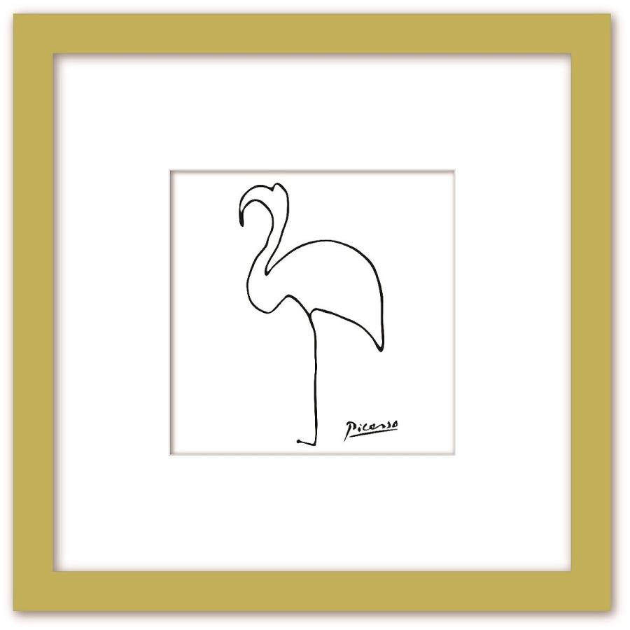 Le Flamand Rose Picasso アートフレーム フラミンゴ ピカソ かわいい動物 素描 Ps 08bk Art Lab Yahoo 店 通販 Yahoo ショッピング