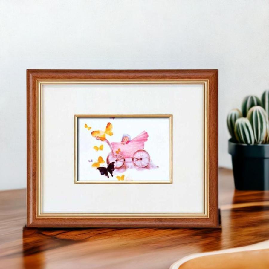 いわさきちひろ 絵画 乳母車と赤ちゃん(うばぐるまとあかちゃん いわさきちひろ 絵画 乳母車と赤ちゃん(うばぐるまとあかちゃん