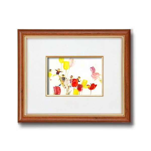 いわさきちひろ 絵画 鬼ごっこ おにごっこ 壁掛け用 スタンド付き 額入りの絵童画 絵本作家のいわさきちひろ額付き アートパネル作品 化粧箱入 Xx 750 Art Lab Yahoo 店 通販 Yahoo ショッピング