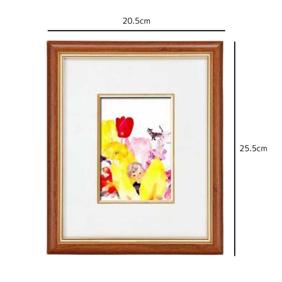 いわさきちひろ 絵画 かくれんぼ(隠れんぼ)壁掛け用 スタンド付き 額