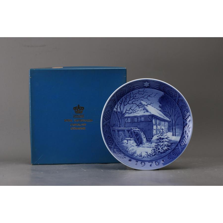 ロイヤルコペンハーゲン イヤープレート　5枚セット　額付き Royal Copenhagen ロイヤルコペンハーゲン 1976年 イヤープレート 飾り