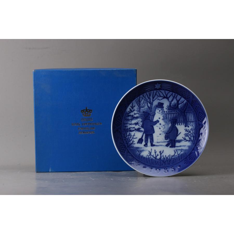 ロイヤルコペンハーゲン　雪だるま Royal Copenhagen ロイヤルコペンハーゲン 1985年 イヤープレート The