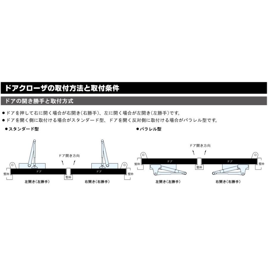リョービ（RYOBI） ドアクローザー S-121PD RYOBI パラレル型 ストップ 