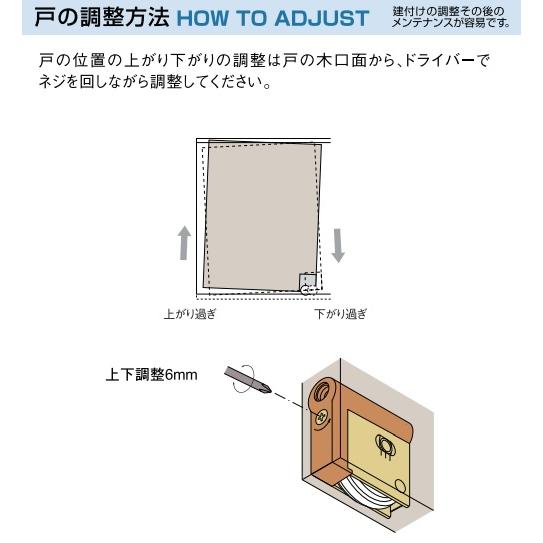 全国送料無料 家研 戸車 木製引き戸用 SR3-V4 2個セット 調整戸車 V型 SR3型 取替 家研販売 KAKEN 引戸用 sr3-v4｜artkenchikutategu｜03