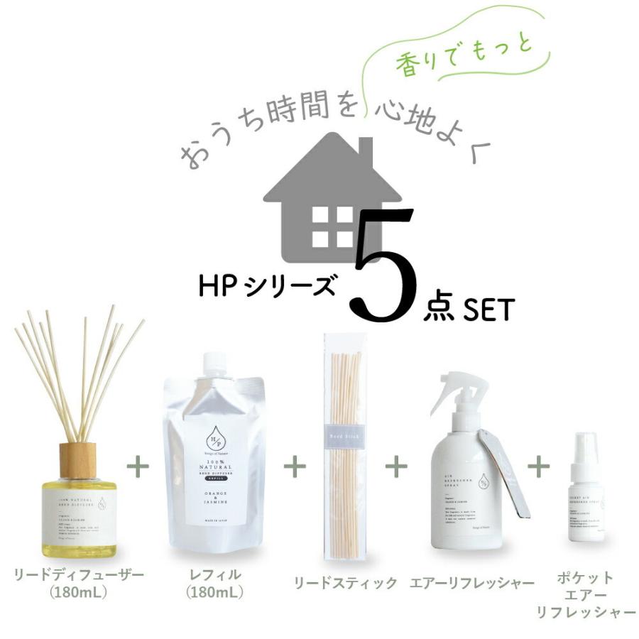 HP ギフトボックス 5点セット / エイチピー Songs of Nature アート・ラボ ARTLAB. アロマディフューザー  ナチュラル 日本製 ギフトセット 熨斗対応 |  | 01