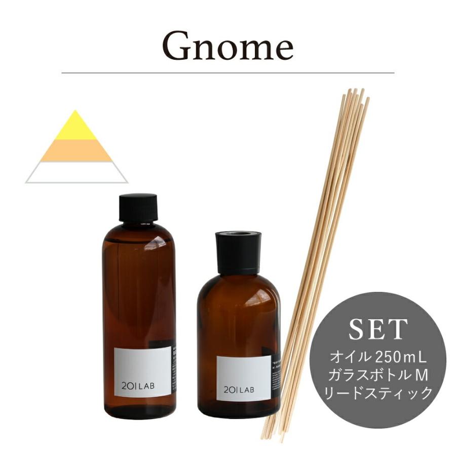 リードディフューザーオイル Gnome - ノーム / 201LAB ルームフレグランス 250mlセット リードスティック ガラスボトル ARTLAB アートラボ |  | 01