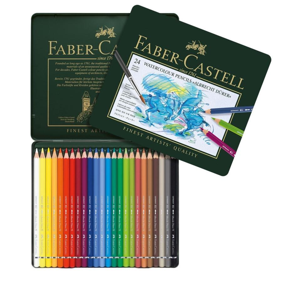 FABER-CASTELL 色鉛筆 24色 - 画材