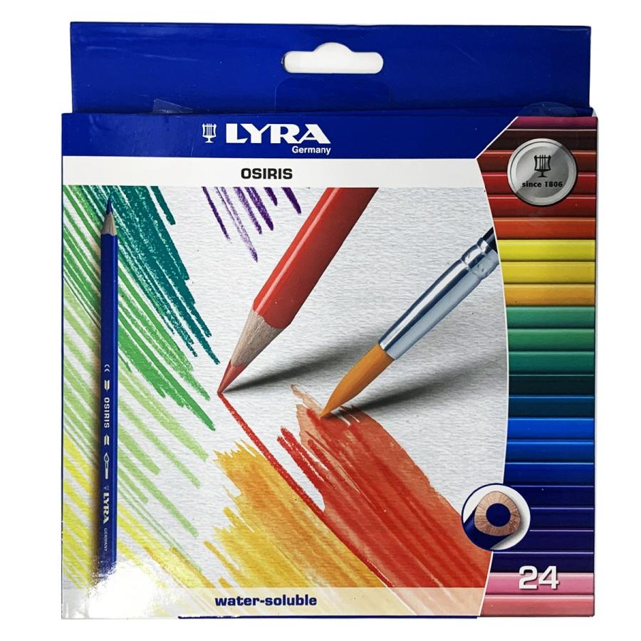 メール便可 オシリス 水彩色鉛筆 24色セット デッサン スケッチ 絵画 水溶性 水彩 色鉛筆 色えんぴつ 画材 ものづくりのアートロコ 通販 Yahoo ショッピング