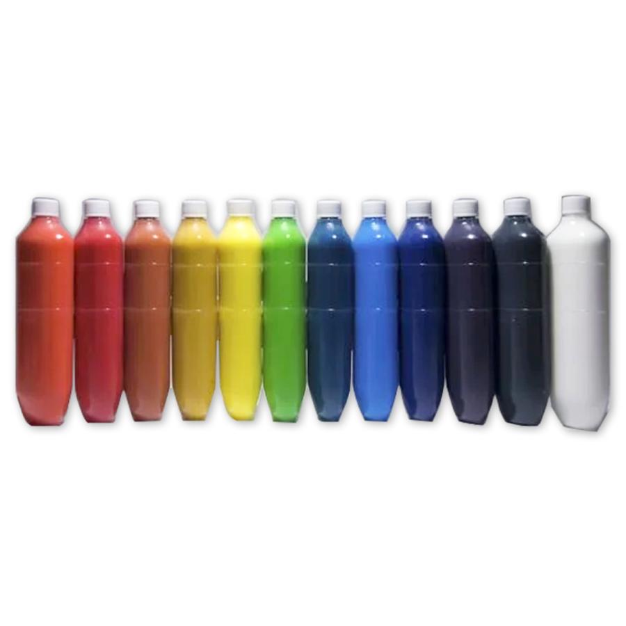 水彩絵の具 マッチカラー 12色セット 共同用 240ml 【 絵具 えのぐ