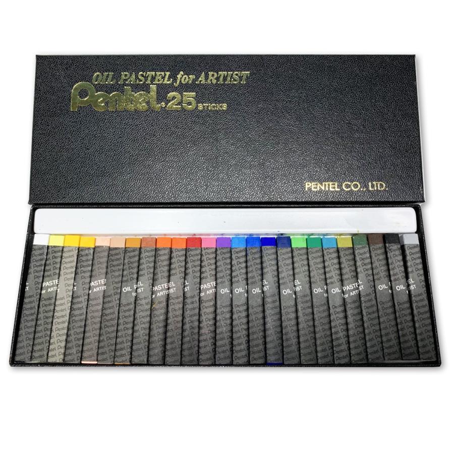ぺんてる（Pentel） [ メール便可 ] 専門家用パス オイルパステル 25色