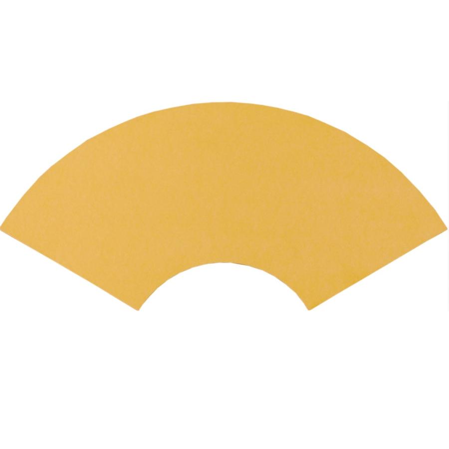 当店オリジナル＞ 扇面色紙 立台付 縁金 最大長407mm 【 扇 扇形 扇型