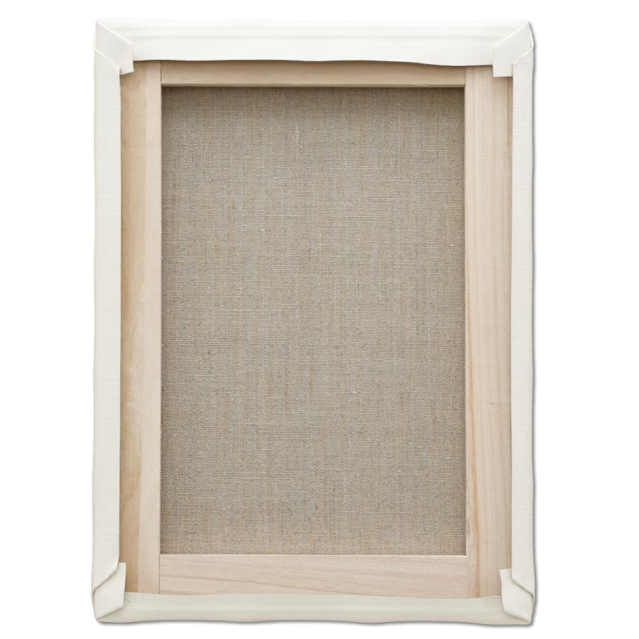 クレサンジャパン 教材用 張りキャンバス F4号 333×242mm 麻100％ 中目