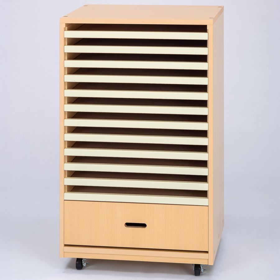 メーカー直送品※代引きキャンセル不可＞ キャスター付 画用紙