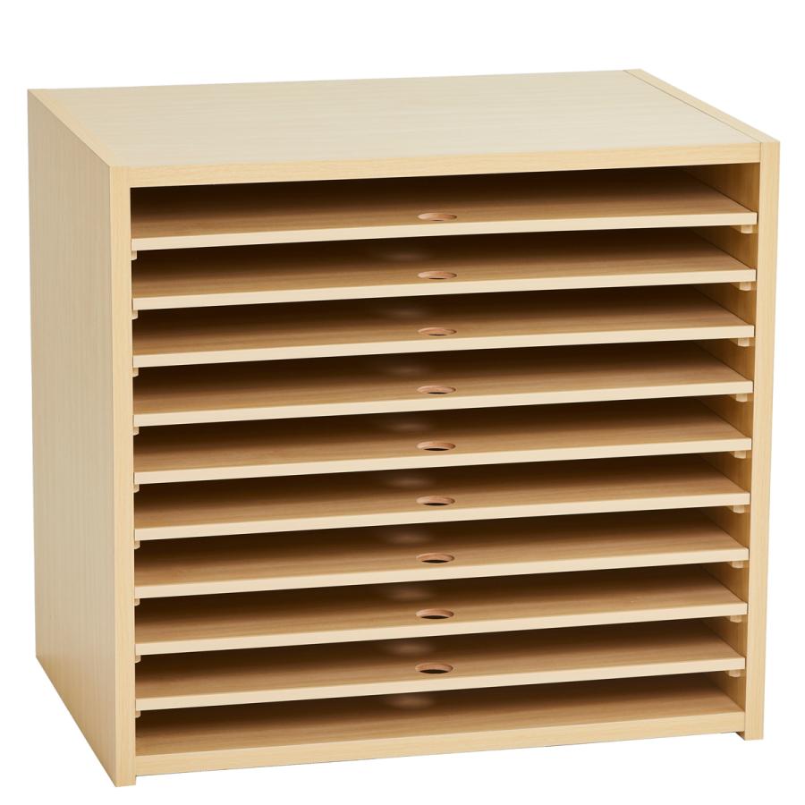 メーカー直送品 代引きキャンセル不可 用紙整理ケース K 10p 木目調 用紙 画用紙 整理 棚 引き出し m 画材 ものづくりのアートロコ 通販 Yahoo ショッピング